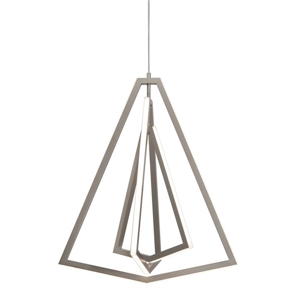 Afx Gianna 27" LED Pendant, Satin Nickel GNAP27L30D1SN - main